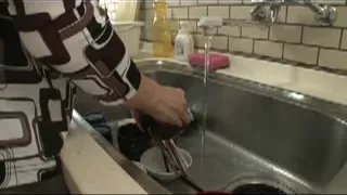 Hairy Frustrated Japanese Mother In Law Wants Sex