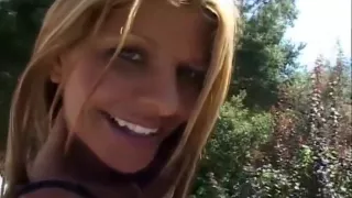 Horny Chick Takes On Two Black Cocks