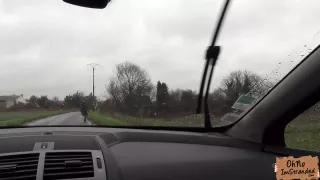 A french babe fucked in the car