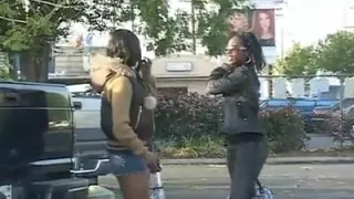 Lesbian Pole Dancer Giving Hot Teaching