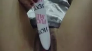 Skinny mom vibrator and dildo