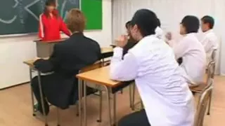 Asian Classroom Orgy