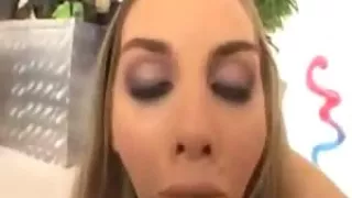 Horny chick with small tits fucked hard in the ass