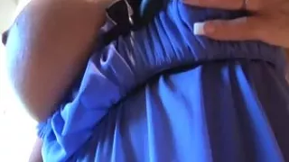 Busty housewife hammered on the kitchen table