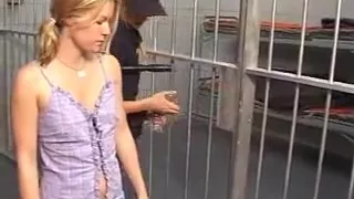 Caged tushy body search