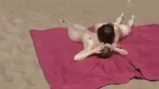 Shameless beach sex