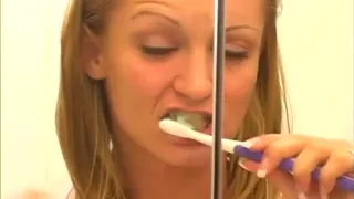 Big Facial for a college girl college girl after a nice fuck