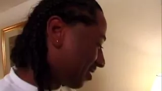 Light skinned black cutie in motel