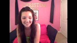 Christina models lime green 2