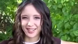 Tiny college girl college girl picked up and fucked and given big facial !