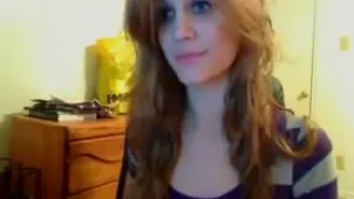 Sexy brunette on webcam