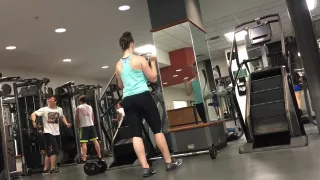 Gym ass in leggins