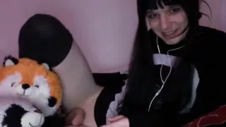 A cute emo who can self suck