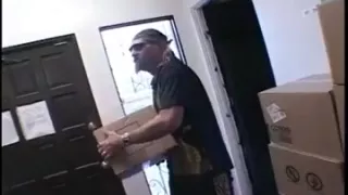 Blonde college girl and older guy