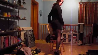 Weiteres Ausziehen aus meinem schwarzen Anzug