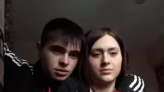Russian couple have a great