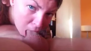 Amateur deepthroat gag
