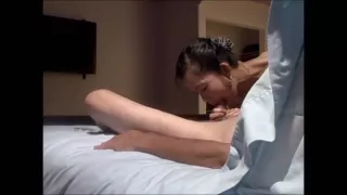 Sucking cock and handjob