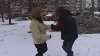 Russian mom and college girl