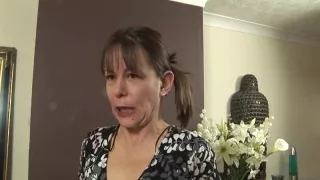 Her spanked bottom garter belt framed