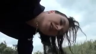 Nude beach - french dogging twin not sisters with anal