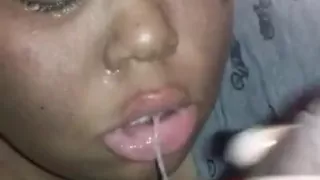 junior submissive bbw sloppy head on my bbc