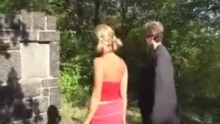 Old man fucks college girl at wife s stone