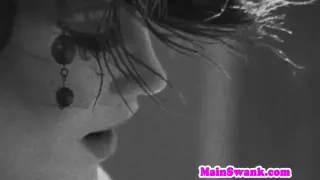 Retro stockinged lesbian dom asian babe