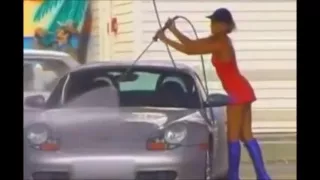 au lavage de voiture