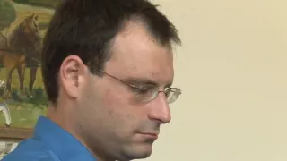 Lady ba is banging the pianist with big toys