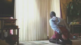 Chrissy bound in schoolgirl uniform