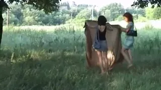 Public amateur threesome