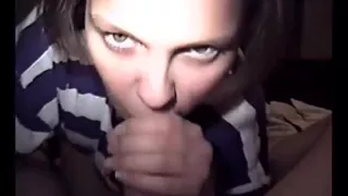 Russian Brunette Blowjob