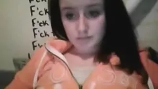 cute girl on skype