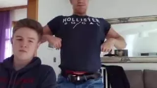 Muscle German Boy Shows His Very Big Ass At His Friend
