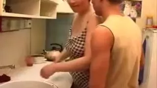 not mother son kitchen creampie