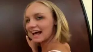 Blonde Whore Bukkake By Many Whites Cocks