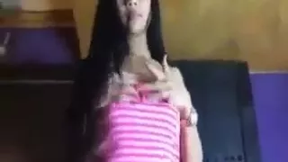 Asian exchange student gives happy end at her place