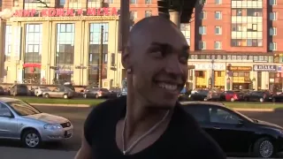 Outdoor Interracial Trio