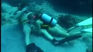 Scuba Blonde Blows and Bangs