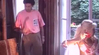 Lea Martini and the waiter