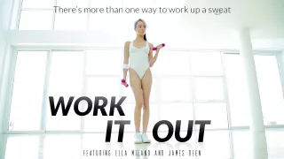 Ella Milano & James Deen in Work It Out Video