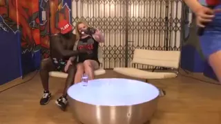 tattooed blonde takes bbc