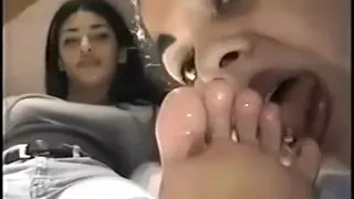 Lesbian foot worship