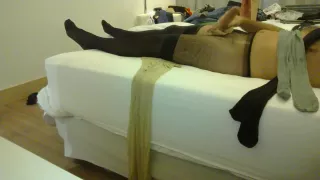 Masturbation in Strümpfen und Strumpfhosen