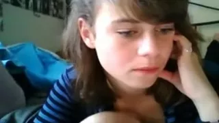 shy college girl masturbates on cam