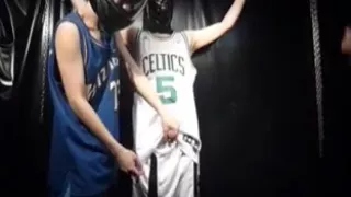 Pleasure within basketball shoes and black sweaty socks