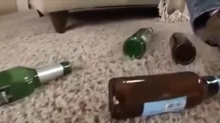 Beautiful babes in sexy lingerie throw a party