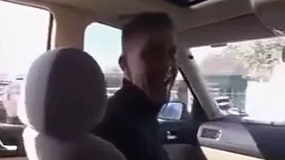 Slutty woman gets fucked outside in public