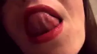 Lips close-up mature dirty talk JOI